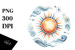 Simple Sun PNG Product Image 1