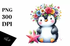 Cute Baby Penguin Medley, Transparent PNG Product Image 1