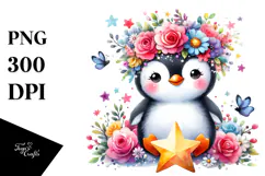 Cute Baby Penguin Medley, Transparent PNG Product Image 1