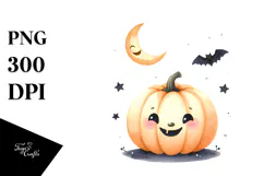 Simple Funny Halloween Clipart PNG Product Image 1
