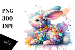 Colorful Bunny in , PNG Product Image 1