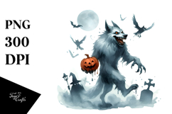 Funny Werewolf, Transparent PNG Product Image 1
