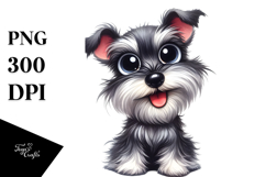 Crazy Looking Miniature Schnauzer Product Image 1