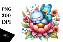 Colorful Cute Baby Butterfly | Clipart Product Image 3