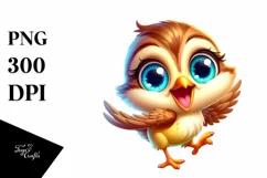 Colorful Baby Hummingbird Clipart Product Image 1