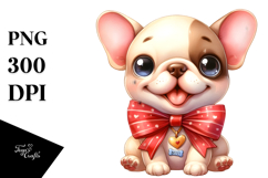 Cute Happy French Bulldog PNG Product Image 1