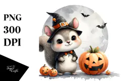 Cute Baby Squirrel on Star, Transparent PNG Product Image 1