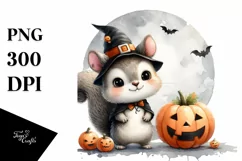 Cute Baby Squirrel on Star, Transparent PNG Product Image 3