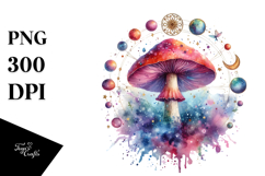 Magical Celestial Mushroom PNG Product Image 1