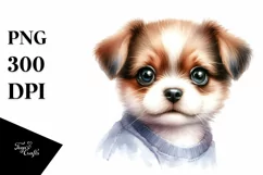 Cute Baby Dog PNG Product Image 3