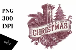 Small Town Christmas Christmas Png Product Image 5