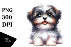 Happy Baby Shih Tzu PNG Product Image 1