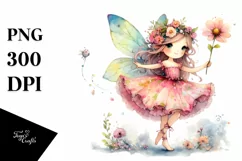 Colorful Cute Fairy in Whimsical Style Product Image 3