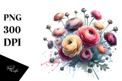 y Ranunculus PNG Product Image 1