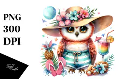 Vibrant Owl, Beakwear | Clipart Product Image 1