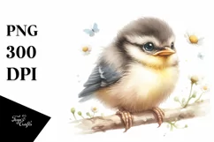 a cute baby bird, High-Res PNG Product Image 1