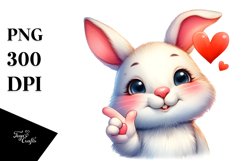 Vibrant Bunny Clipart Product Image 1