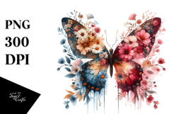 Butterfly Splashes PNG Product Image 1