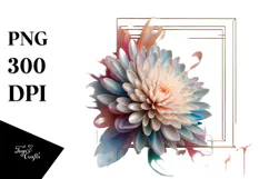 Glossy Chrysanthemum Made of , PNG Product Image 1