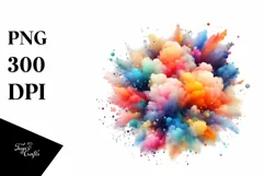 Detailed Digital Painting Watercolor Particles Product Image 1