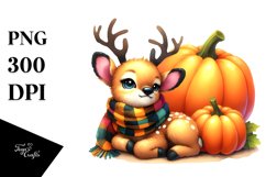 Simple Watercolor Vibrant Baby Elk Product Image 3