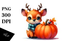 Simple Watercolor Vibrant Baby Elk Product Image 3