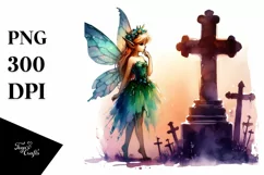 Vibrant Fairy for Halloween | Clipart Product Image 3