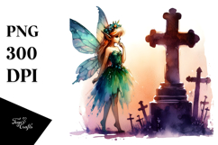 Vibrant Fairy for Halloween | Clipart Product Image 1