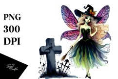 Vibrant Fairy for Halloween | Clipart Product Image 1