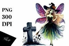 Vibrant Fairy for Halloween | Clipart Product Image 1