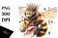 Adorable Baby Bee PNG Product Image 1