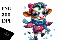 Expressive Baby Cow, Transparent PNG Product Image 1