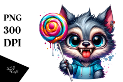 Funny Tiny Werewolf, PNG Product Image 1