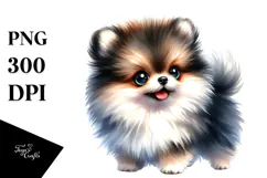 Expressive Pomeranian Portrait, Transparent PNG Product Image 1