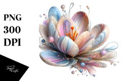 Pastel Shiny Crocus, High-Res PNG Product Image 3