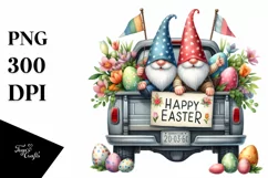 Easter Gnomes Clipart |T-shirt, Mug PNG Product Image 8