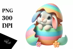 Watercolor Colorful Easter Clipart |T-shirt, Mug, Tumbler Product Image 3