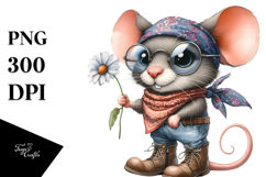 Expressive Mouse with Bandana and es Product Image 1