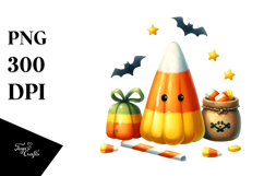 Funny Halloween Clipart PNG Product Image 1