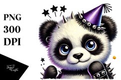 Image of Cute Baby Panda with Punk Look Product Image 1