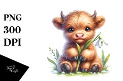 Highland Cow Snowdrop Product Image 3