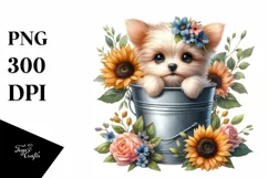 Cute Baby Dog PNG Product Image 1