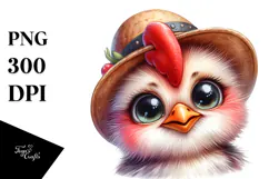 Funny Goofy Baby Macaw Clipart Product Image 1