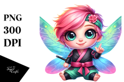 Vibrant Quirky Cute Baby Fary PNG Product Image 1