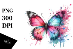 Butterfly made of Splashes, Transparent PNG Product Image 1