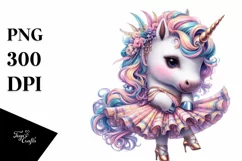 Baby Unicorn Cha Cha PNG Product Image 3