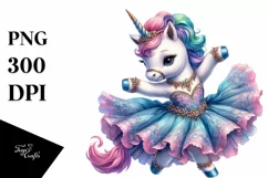 Baby Unicorn Waltz Dancer PNG Product Image 3