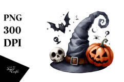 Funny Halloween Clipart PNG Product Image 1