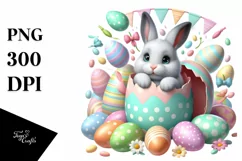 Watercolor Colorful Easter Clipart |T-shirt, Mug, Tumbler Product Image 3