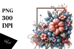 Glossy Impatiens Material PNG Product Image 1